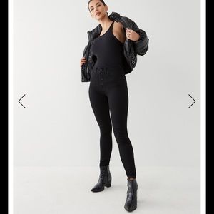 TRUE RELIGION HALLE HIGH RISE SUPER SKINNY JEAN 24